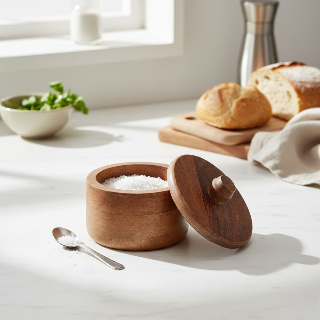 Handcrafted Wooden Serving Plate for Elegant Dining 046